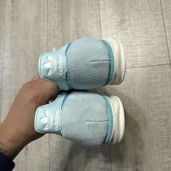 Adidas Originals Mint Aqua White SL 72 OG Shoes Sneakers JI0199  Women Size 10 - Picture 4 of 6